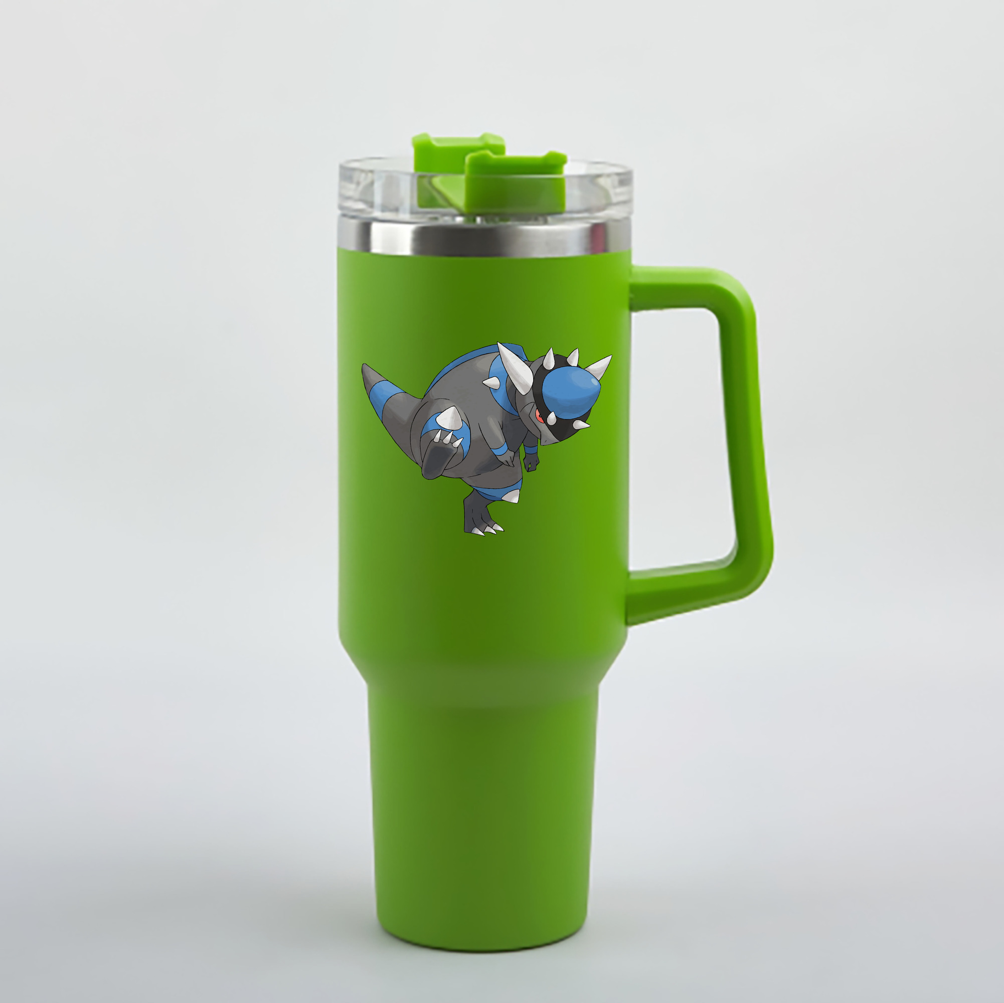 （画像用） ポケットモンスター Pokémon 1200mL車用タンブラー - クリスタルステッカー（プラスチックストロー付き）